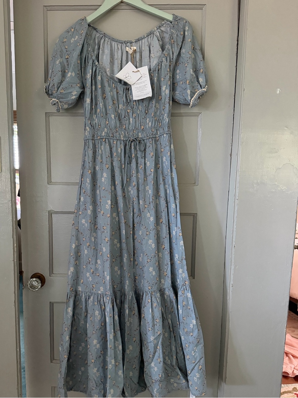 Christy Dawn  Brynne Dress in Pansy blues S